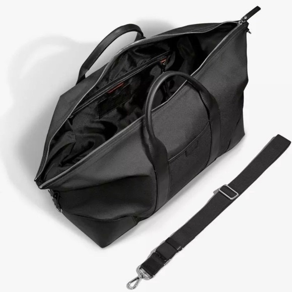 Shinola Detroit Large Black Nylon Carryall Duffle - Picture 3 of 8